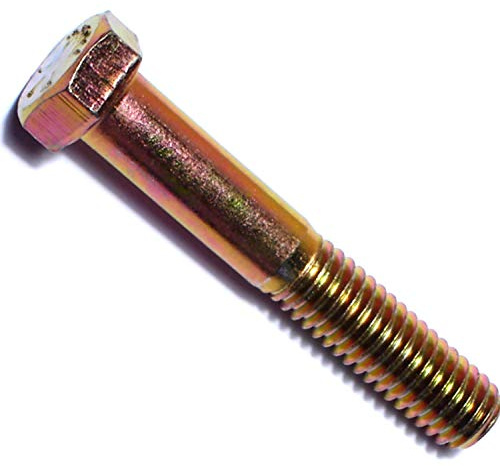 Hard-To-Find Fastener Grade 8 Hex Cap Coarse Large Bolts, Bulk Pack, Steel Hex Bolts for Construction, Home Improvement, 3/8-16 x 2-1/4, Pack of 25