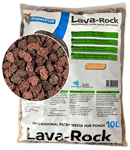 SuperFish Lava Rock Filter Media - 10L Bag