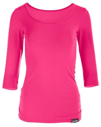 WINSHAPE Damen Ws4 3/4-arm Shirt, Rosa, XL EU