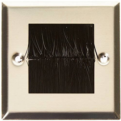 Stahl Kabel Entry/Exit Pinsel Unterputzdose Für Wand Ausgang UK Einzelne Fach
