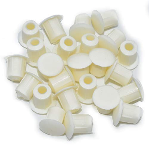 M5 (5mm) Drill Hole Cover CAPS - Blanking Furniture Kitchen Cabinet Shelf (Bone Cream, 10)