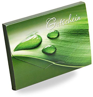 Gutscheinkarten Cute Case (10 Stück) - Gutscheine für Wellness, Kosmetik, Physiotherapie - außergewöhnliche Form als kleine Geschenkbox!