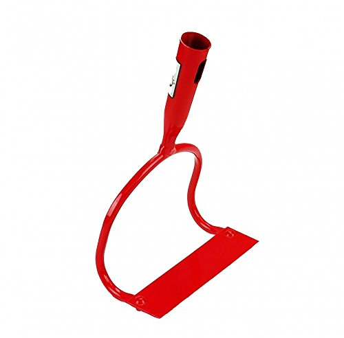 Polar Bügelzughacke 15,5 cm Gartenhacke Stahl Hacke Rot Profi-Qualität, Gerätestiel:ohne Stiel