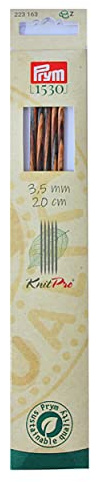 Prym 223163 Strumpfstricknadeln NATURAL 20 cm 3,50 mm