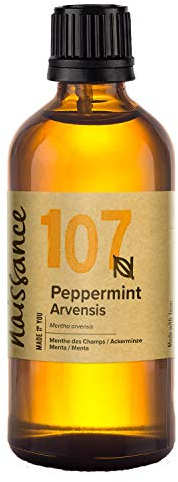 Naissance Minzöl (Nr. 107) - 100ml - Mentha Arvensis - 100% Reines Ackerminze Ätherisches Öl - Minzöl für Naturkosmetik, Aromatherapie, Duftlampe - Duftöl für Aroma Diffuser