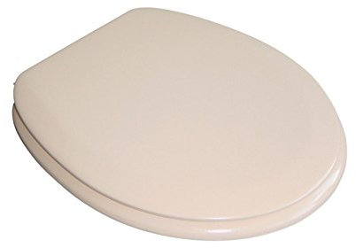 Polsi Soft WC Sitz gepolstert Farbe beige mit Edelstahlscharnieren