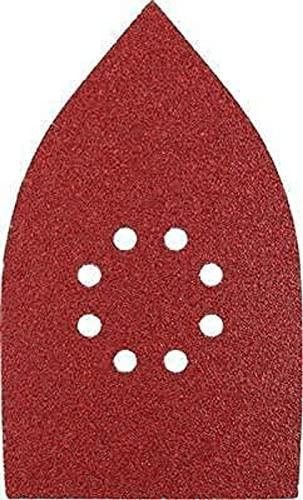 kwb Multi-Sander Sandpaper 107X175 Mm Made Of High-Grade Aluminium Oxide With Grit 120, tool-Free Change, Synthetic Resin Bonding and Reinforced Paper Backing for Medium-Fine Sanding Of Wood and Metal