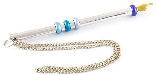 Yair Emanuel Torah Pointer Yad for Jewish Scroll ANODIZE Aluminum Torah Pointer Blue (Bundle)
