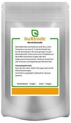500 g Mentholkristalle Menthol Kristalle Sauna Kristalle Minzöl Aufguss Aufguß