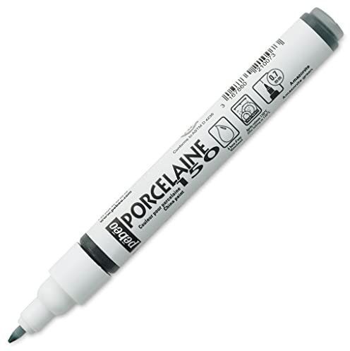 Pebeo 6-Piece Porcelaine 150 China Paint Fine Tip Marker, Amazonite Green,Amazonite Green