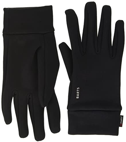 Barts Powerstretch unisex handskar - manschetter, svart, M, Svart, Medium
