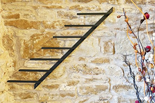 DanDiBo Weinregal Diagon Links 100cm aus Metall Flaschenhalter Flaschenständer Wandregal