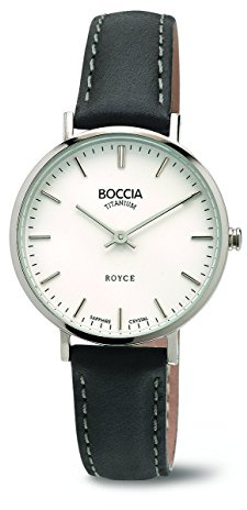 Boccia Damen-Armbanduhr Analog Quarz Leder 3246-01