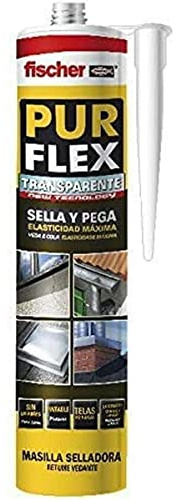 FISCHER 522204 PURFLEX Durchscheinender Einkomponenten-Polyurethan-Dichtstoff