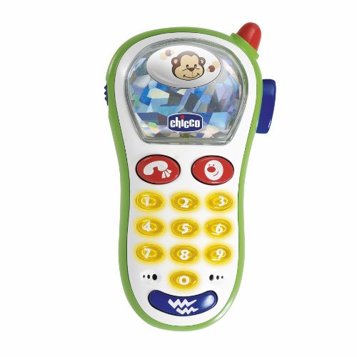 Chicco Baby Foto Handy, Spielzeughandy mit Lichtern und Geräuschen, Kinder-Spielzeugtelefon mit Vibration und 10 Klingeltönen, Spielhandy, Baby-Geschenk, Kinderspielzeug von 6 Monaten bis 3 Jahren
