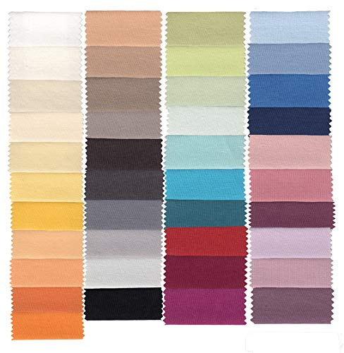 Estella Mako Jersey Spannbettlaken 100x200 cm in verde