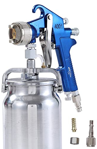 ORAZIO Pistola a spruzzo per vernice 1000CC Alimentazione ad aspirazione ad alta pressione per grandi volumi, Pistola per verniciatura di mobili per camion 221260A