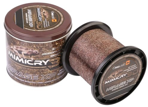Prologic Mimicry Mirage XP - Filo Monofilo da Pesca alla Carpa 1000 m Marrone