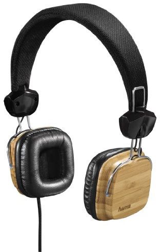 Hama Bambus PC-Headset braun