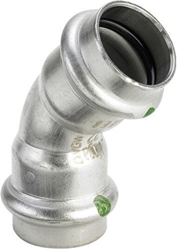 Viega 2326 - Kurve Sanpress 45º 2326 Durchmesser 18 mm Edelstahl