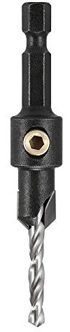 Trend Snappy 9.5mm TCT Countersink with Adjustable 4mm HSS Drill, Fast Swap Accessory, SNAP/CS/4MMTC