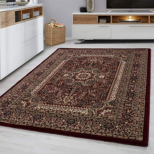 Ayyildiz Teppich-Orientteppich Wohnzimmer Klassische Optik Orientalisch Ornamente, Polypropylen, Rot, 240 X 340 MARRAKESH2403400207RED