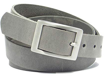 Kollektion Chrissys-in Ledergürtel hell grau 3 cm breit aus weichem Rindleder aus eigener Fertigung (95)