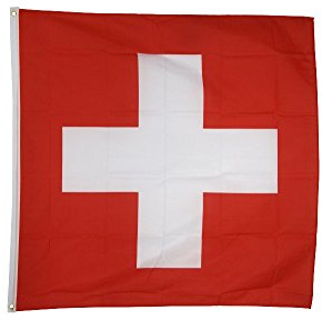Flaggenfritze Fahne/Flagge Schweiz + gratis Sticker