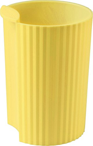 HAN Stifteköcher HAN LOOP 17220-45 in i-Colour Gelb/Modernes Schreibtisch Zubehör für Stifte/Stylischer und kombinierbarer Stiftebehälter