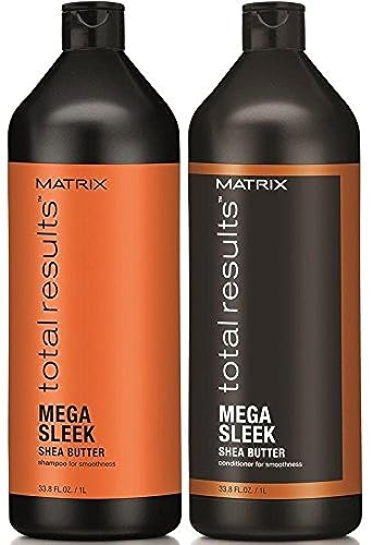 Matrix Total Result Sleek Shampoo & Conditioner Liter Duo