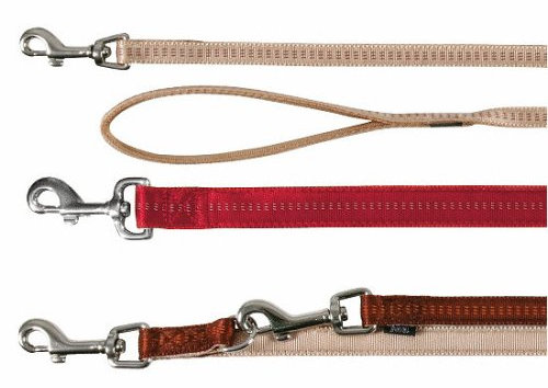 Trixie Softline Elegance Leine II, S: 1,00 m/15 mm, dunkelbraun