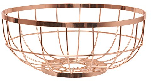PT Present Time - Obstkorb, Brotkorb, Fruchtkorb, Obstschale - Kupfer - PT3018CO
