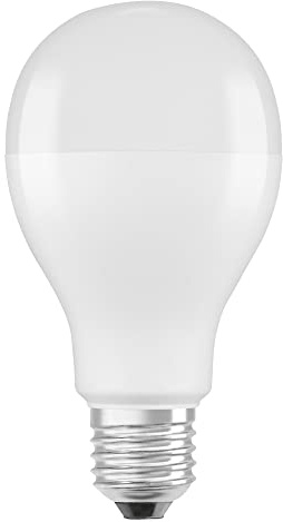 OSRAM LED STAR CLASSIC A/LED-Lampe, klassische Kolbenform, mit Schraubsockel: E27, 20 W, 220…240 V, 150-W-Ersatz, matt, warmweiß, 2700 K, 6er-Pack
