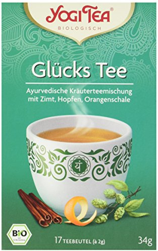 Yogi Tea Glücks Tee Bio, 3er Pack (3 x 34,0 g)