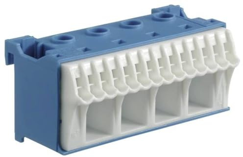 Hager QUICK CONNECT N-Klemmblock KN18N, Blau, Weiß, small