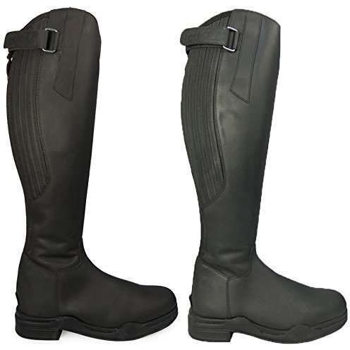 HKM Kinder Flex Country Reitstiefel, Schwarz, 38