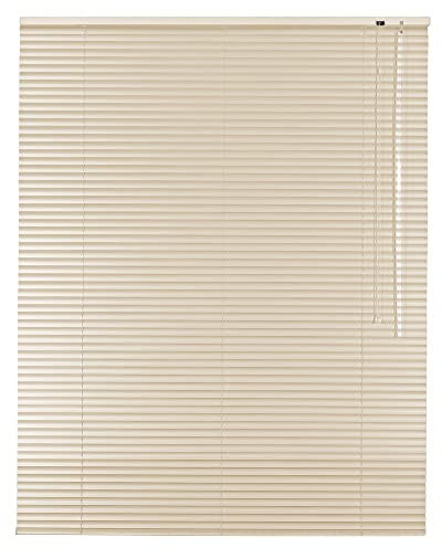 Easy-Shadow Standard Alu-Jalousie Jalousette zum Klemmen ohne Bohren 75 x 200 cm Creme - 75x200 cm - inkl. Klemmhalter