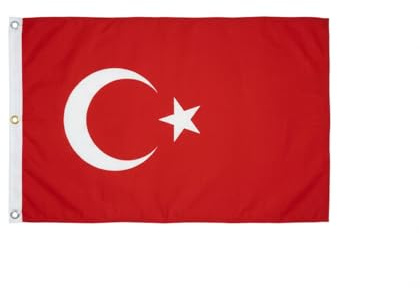 Flaggenfritze® Türkiye Türkei Flagge 150 x 250 cm - imposante türkische XXL Nationalfahne + Gratis Aufkleber
