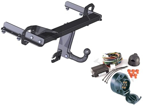 AHK Anhängerkupplung mit Elektrosatz 7 polig für Subaru Forester 2004-2013 Anhängevorrichtung Hängevorrichtung - starr, mit angeschraubtem Kugelkopf