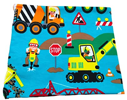 Einfacher Loop Baustelle türkis, auch gefüttert
