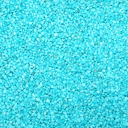 Floral-Direkt 1kg Dekogranulat Granulat Streudeko Farbgranulat Dekosteine Farbkies ca. 0,7L 2-3mm, Farbe:türkis