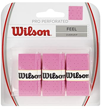 Wilson Unisex – Erwachsene Pro Overgrip Perforated Tennisgriff, Pink, Einheitsgröße