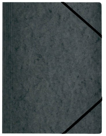 Herlitz Eckspannmappen easy orga / schwarz / 5 Stück