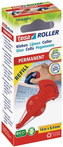 tesa Kleberoller permanent Nachfüllkassette, 14 m x 8.4 mm