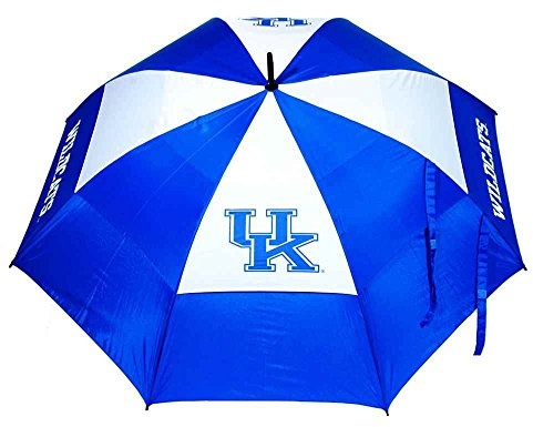 Team Golf NCAA Kentucky Wildcats Golfschirm 157,5 cm Golfschirm mit Schutzhülle, Doppeldach Windschutz Design, Auto Open Button