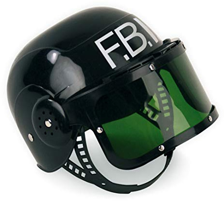 FRIES FBI-Helm, Multi-Colored, Costumes