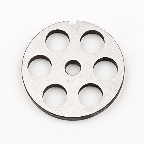 Reber 4015a/16 - Griglia per tritacarne manuale Reber n°10 e 12, diametro fori 1,6 cm, acciaio