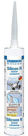 Weicon 13400310 - Silicone N, 310 ml, trasparente, a reticolazione neutra