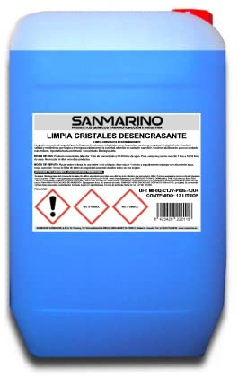 LIMPIARCOCHE.COM SANMARINO LIMPIACRISTALES DESENGRASANTE Triple ACCIÓN 12 L.