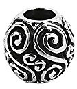 NKlaus 925 STERLING SILBER Keltische Gothic Wikinger Bartperle Valdis 7129